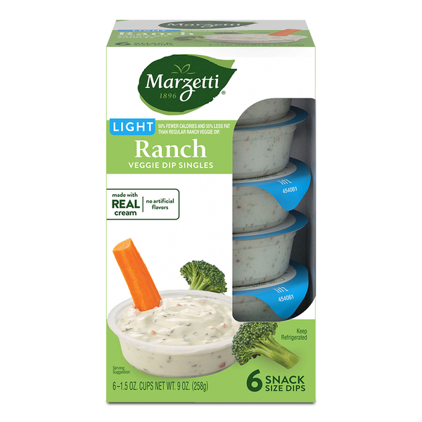 Salad Dressing & Toppings Marzetti Light Ranch Veggie Dip hero