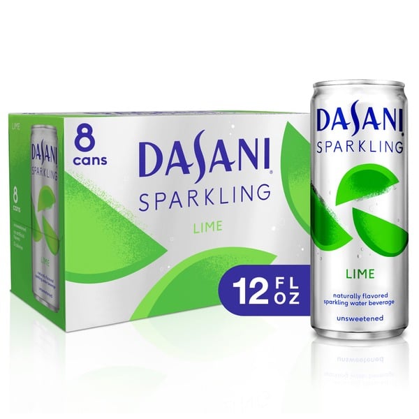 Water, Seltzer & Sparkling Water DASANI Lime Sparkling Water Beverage hero