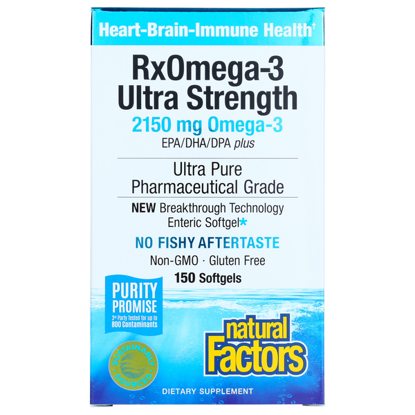 Vitamins & Supplements Natural Factors Rxomega-3 Ultra Strength hero