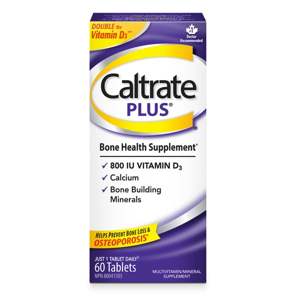 Vitamins & Supplements Caltrate Vitamins, Plus, Calcium Carbonate With Vitamin D hero