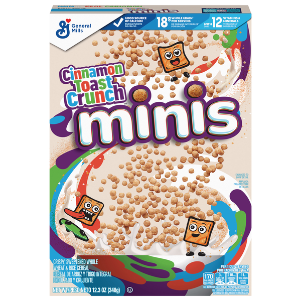 Cereal Cinnamon Toast Crunch Cereal, Minis hero