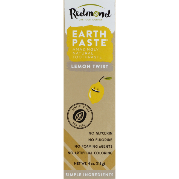 Oral Hygiene Redmond Toothpaste, Lemon Twist hero