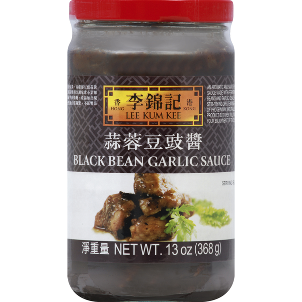 Asian Foods Lee Kum Kee Garlic Sauce, Black Bean hero