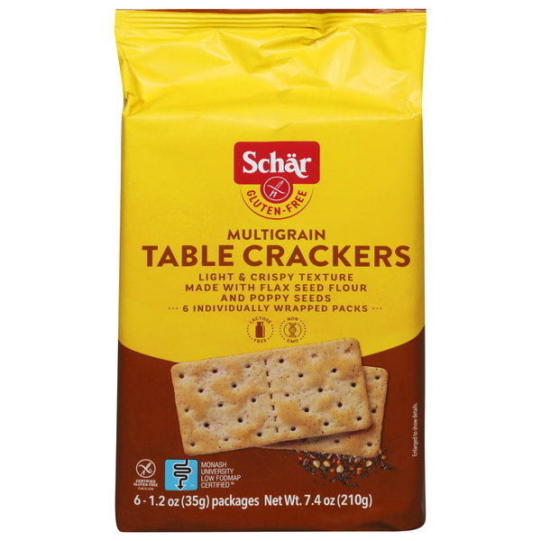 Crackers Schär Table Crackers, Gluten-Free, Multigrain hero