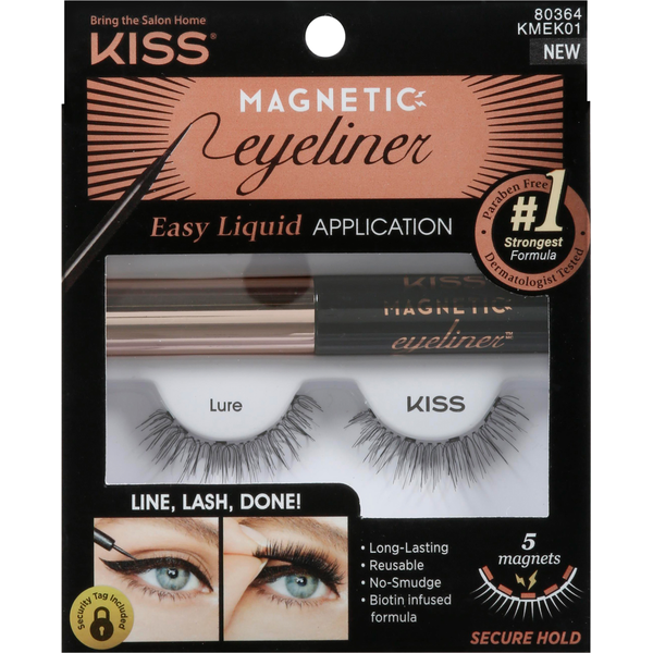 Makeup KISS Eyeliner & Lash Kit, Lure hero