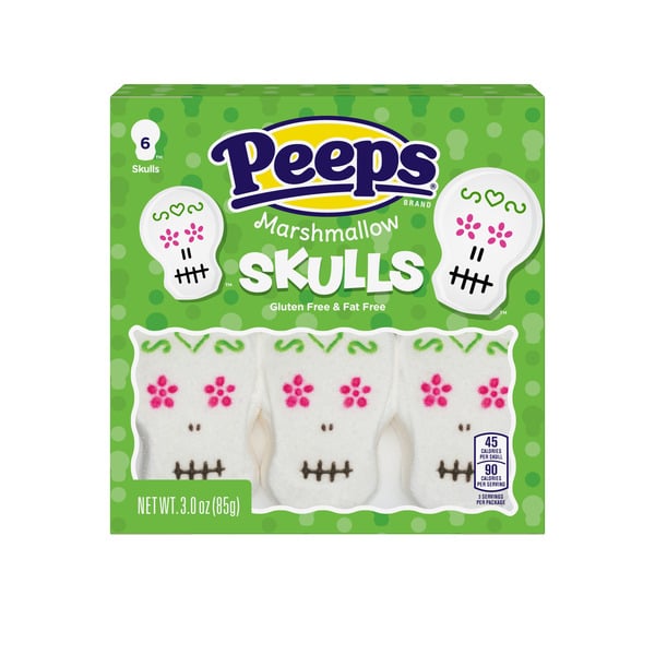 Candy & Chocolate PEEPS Marshmallow Skulls hero