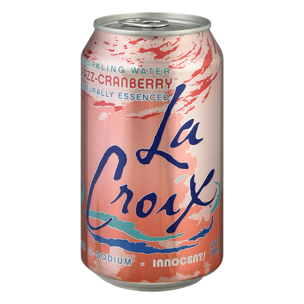 Water, Seltzer & Sparkling Water LaCroix Sparkling Water, Razz-Cranberry hero