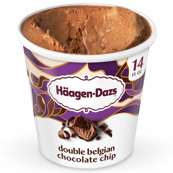 Ice Cream & Toppings Haagen-Dazs Double Belgian Chocolate Chip Ice Cream hero