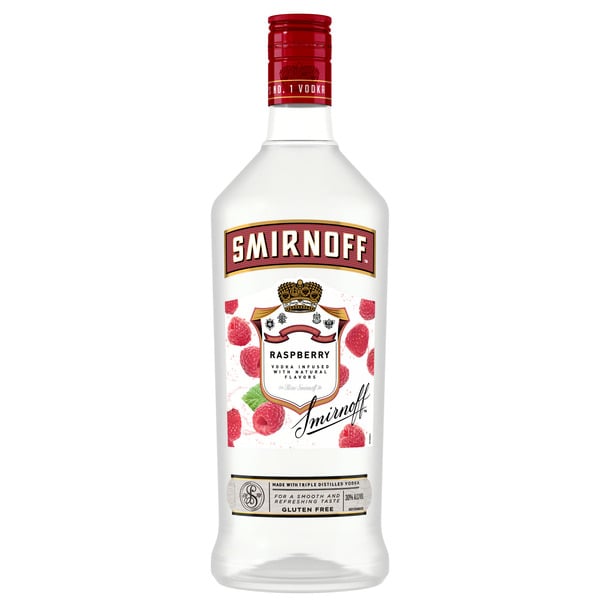 Smirnoff Raspberry (Vodka Infused with Natural Flavors) hero