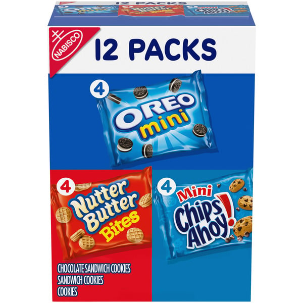 Cookies & Cakes Chips Ahoy!/Nutter Butter/Oreo Cookie Variety Pack, Snack hero