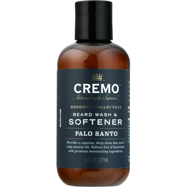 Cremo Beard Wash & Softener, Palo Santo, Reserve Collection hero