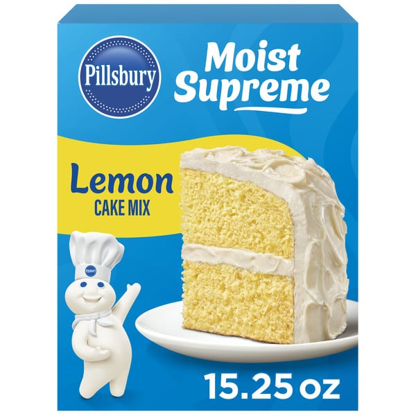 Pillsbury Moist Supreme Lemon Cake Mix hero