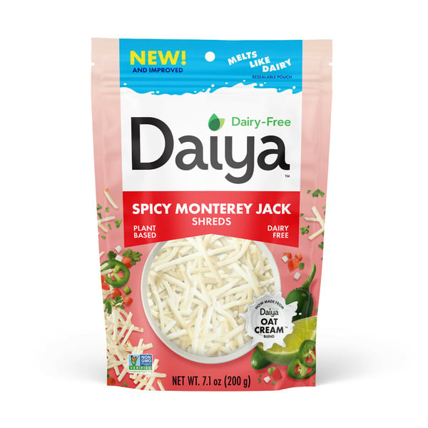 Specialty Cheeses Daiya Dairy Free Spicy Monterey Jack Cheese Shreds hero