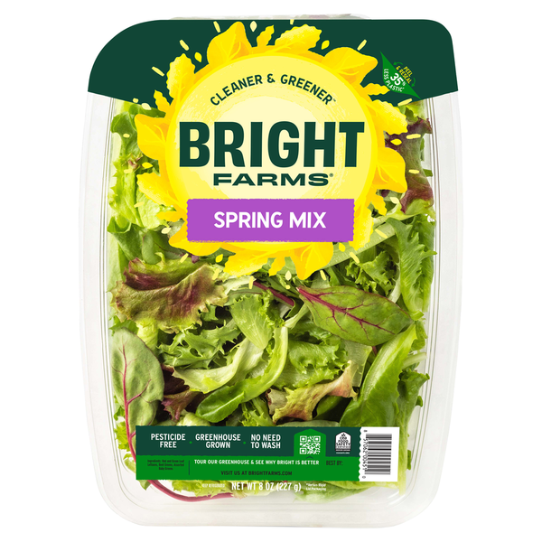 Packaged Vegetables & Fruits Bright Farms Spring Mix hero