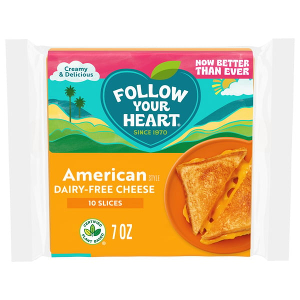 Dairy Alternatives Follow Your Heart Dairy-Free American Slices hero