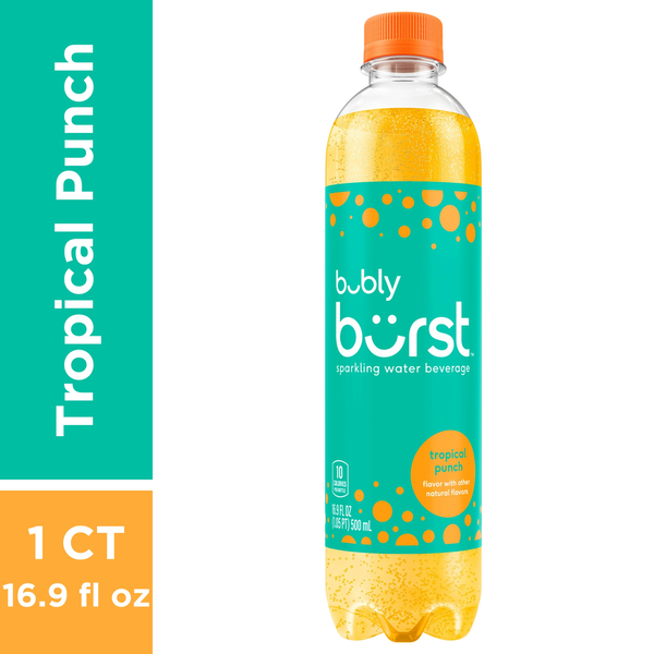 Water, Seltzer & Sparkling Water bubly Sparkling Water Beverage, Tropical Punch hero