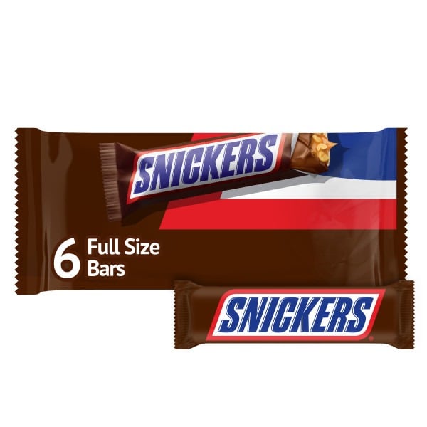 Candy & Chocolate SNICKERS NFL Football Full Size Chocolate Candy Bars Multi hero