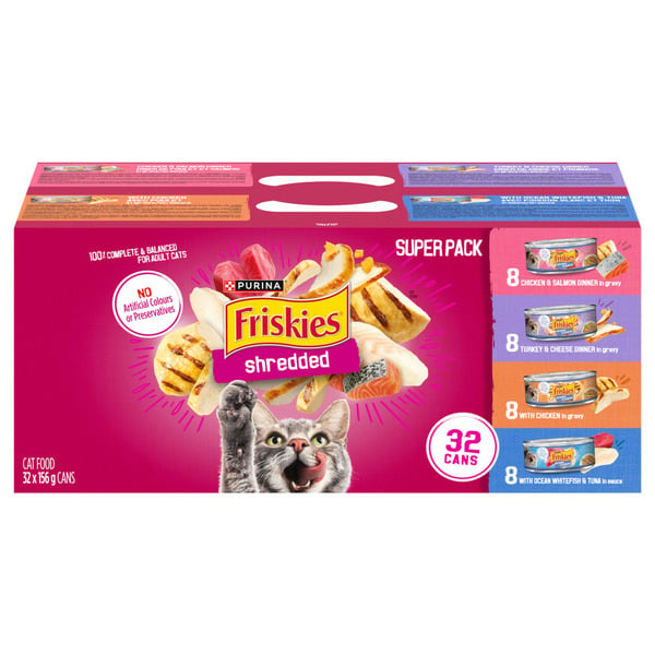 Cat Food & Care Purina Friskies Shredded Variety Pack hero