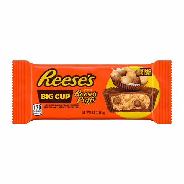 Candy & Chocolate Reese's Milk Chocolate King Size Peanut Butter Cups Candy hero