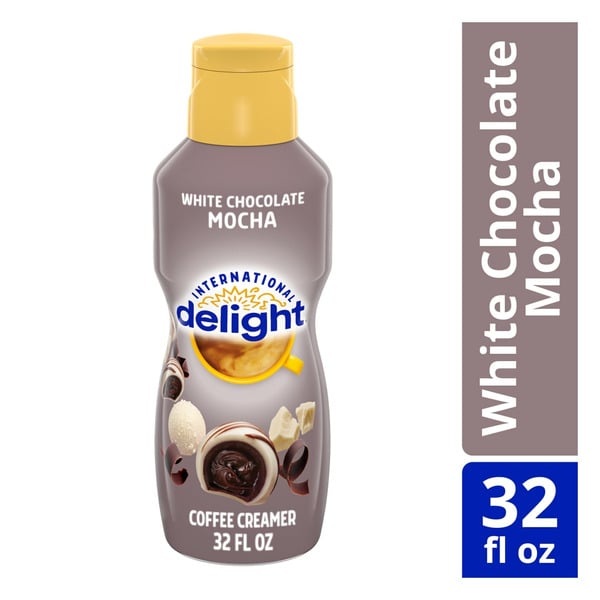 Cream International Delight White Chocolate Mocha Gourmet Coffee Creamer hero