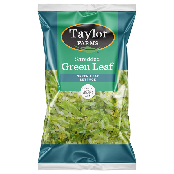 Taylor Farms Shredded Green Leaf hero