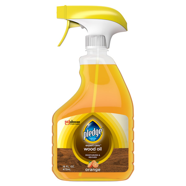 Cleaning Products Pledge Expert Care™ Wood Oil Trigger, Orange Scent hero