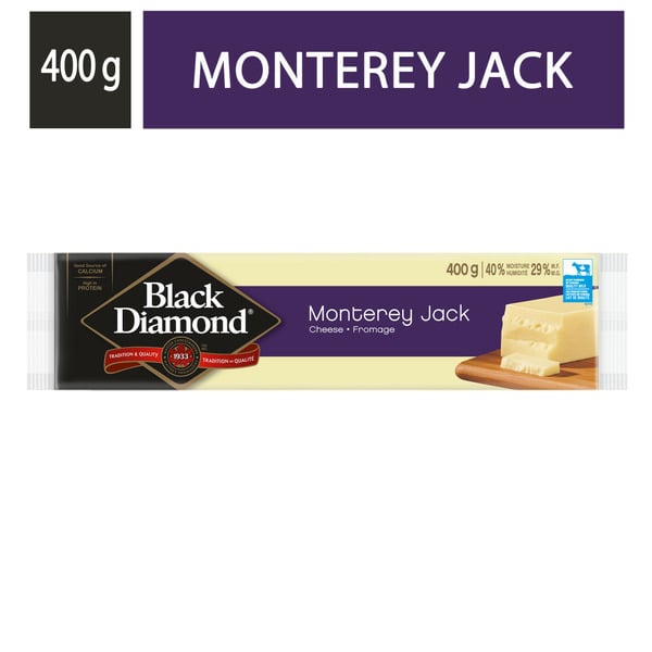 Packaged Cheese Black Diamond Monterey Jack Cheese hero