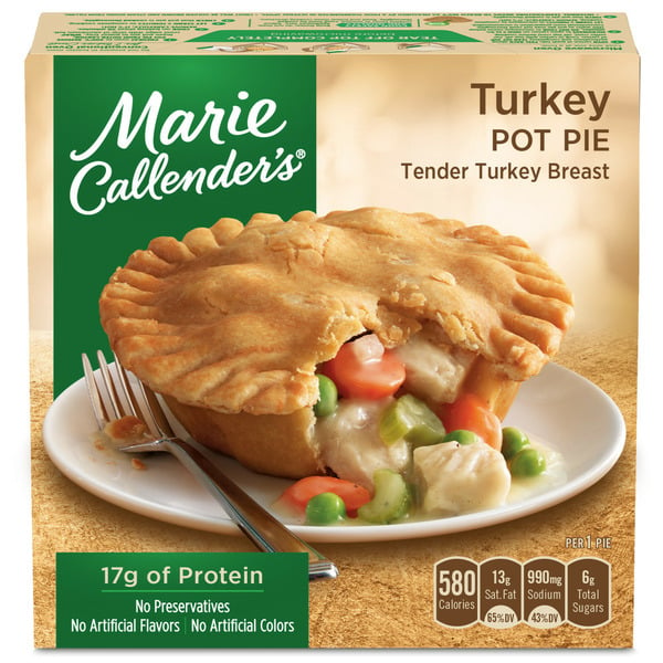 Frozen Meals Marie Callender's Turkey Pot Pie Frozen Meal hero