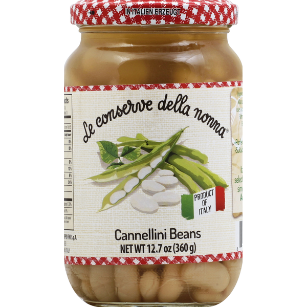 Canned & Jarred Vegetables Le Conserve Della Nonna Beans, Cannellini hero