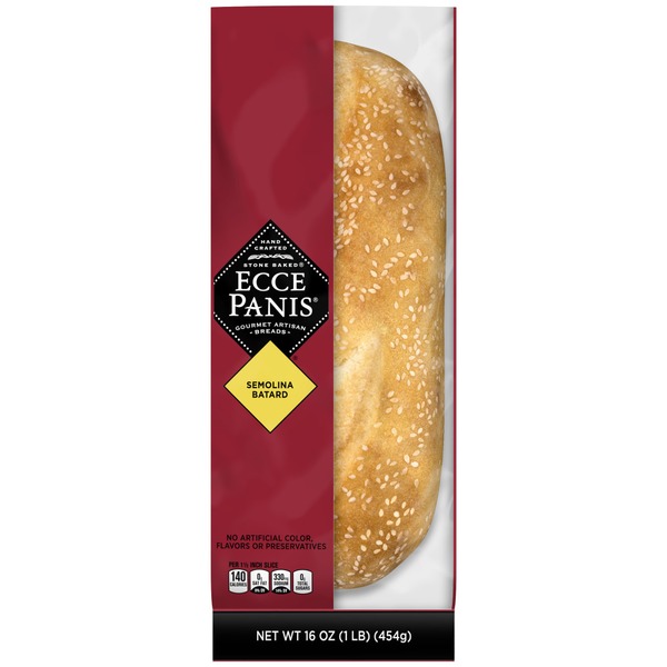 Bread Ecce Panis Semolina Batard Bread hero