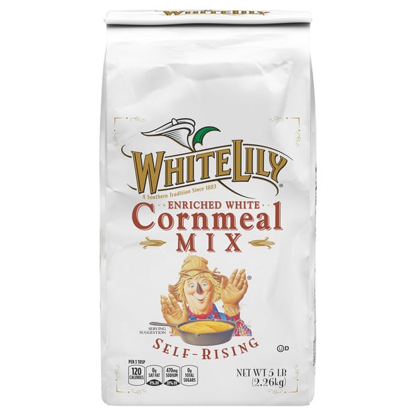 Doughs, Gelatins & Bake Mixes White Lily Self-Rising Enriched White Cornmeal Mix hero