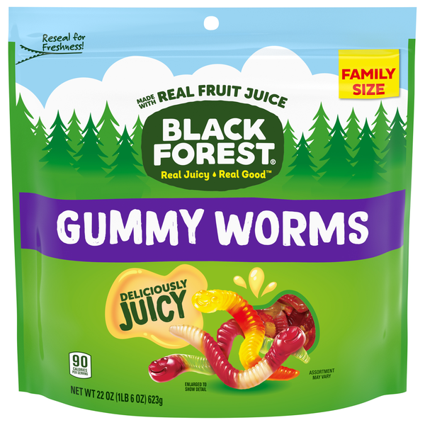 Black Forest Gummy Worms, Family Size hero