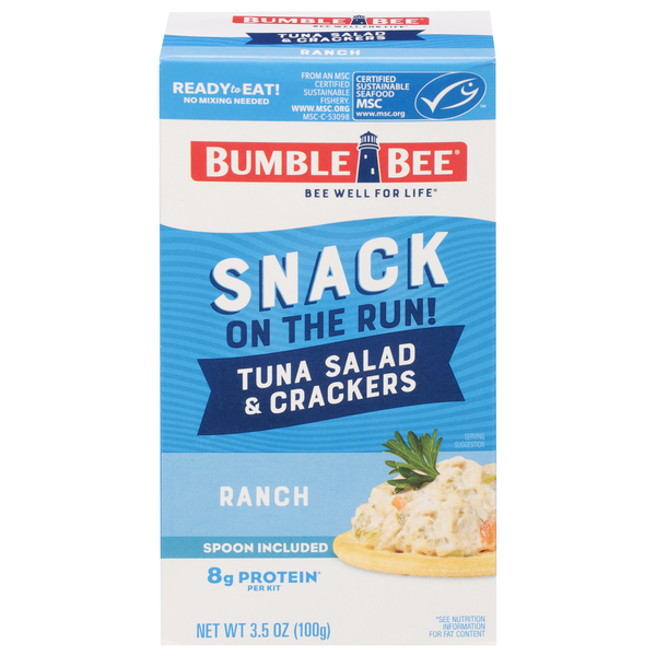 Bumble Bee Tuna Salad & Crackers, Ranch hero