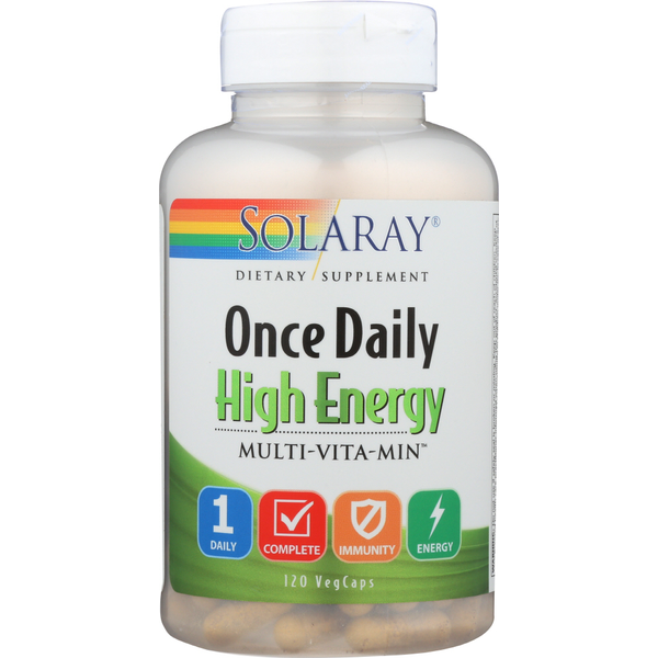 Vitamins & Supplements Solaray Once Daily High Energy Multi-Vitamin hero