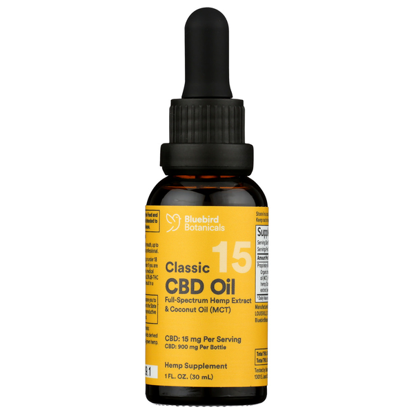 Bluebird Botanicals Classic Cbd Oil 15Mg (900Mg/Bottle) hero