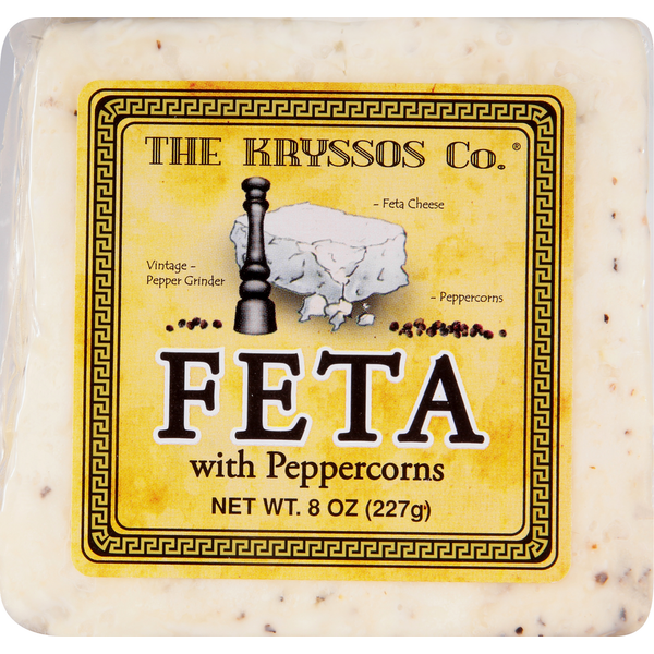 Specialty Cheeses The Kryssos Co. Feta With Peppercorns hero