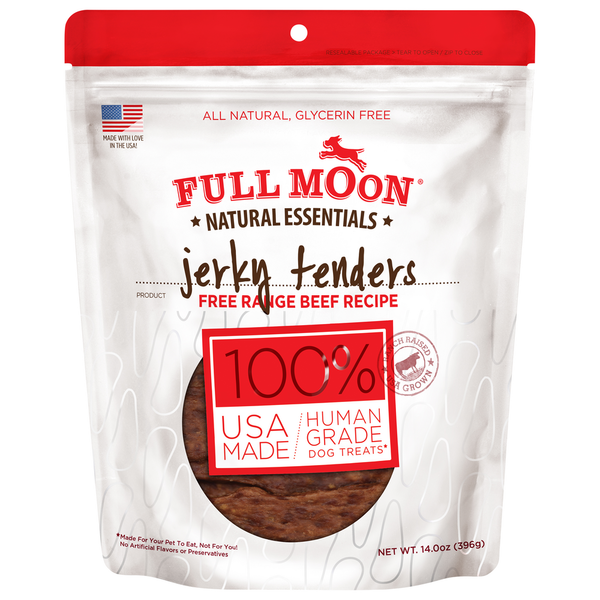 Dog Treats & Chews Full Moon Dog Treats, Beef Recipe, Free Range, Jerky Tenders hero