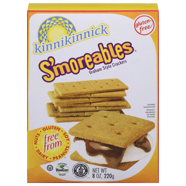 Crackers Kinnikinnick Crackers, Graham Style, Gluten-Free hero