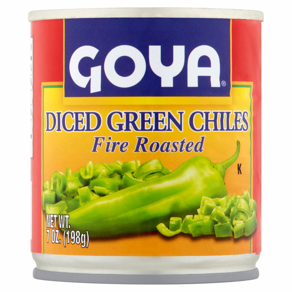 Latino Foods Goya Fire Roasted Diced Green Chiles hero