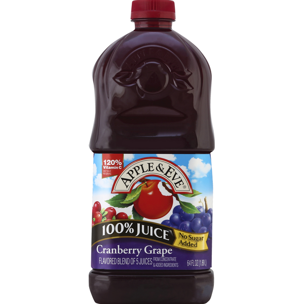 Juice & Nectars Apple & Eve Cranberry Grape Juice hero