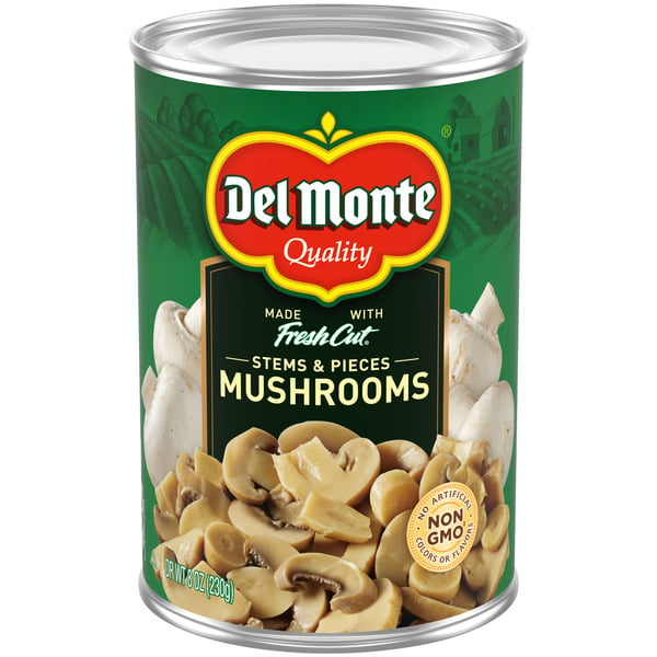 Del Monte Mushroom Stems hero