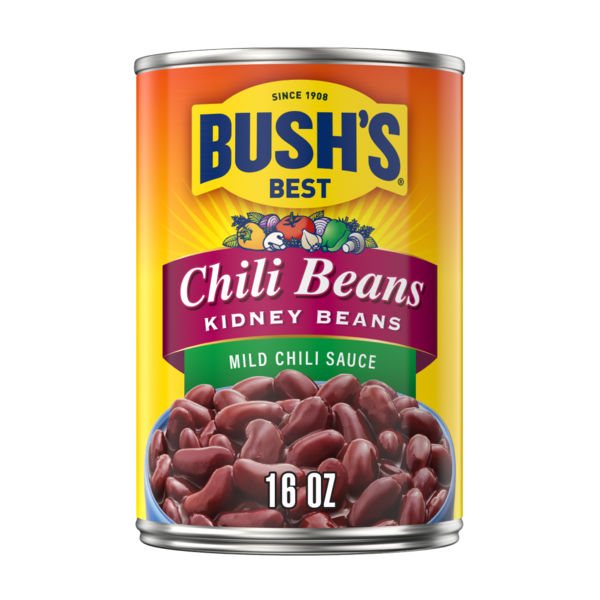 Canned Meals & Beans Bush's Best Kidney Beans in a Mild Chili Sauce hero