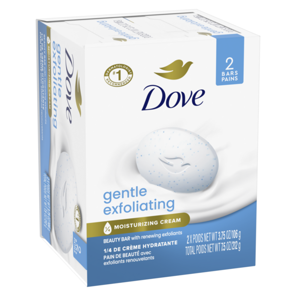 69 Bars online of Dove exfoliating soap