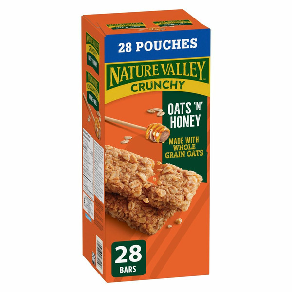 Energy & Granola Bars Nature Valley Crunchy Granola Bars, Oats 'n Honey hero