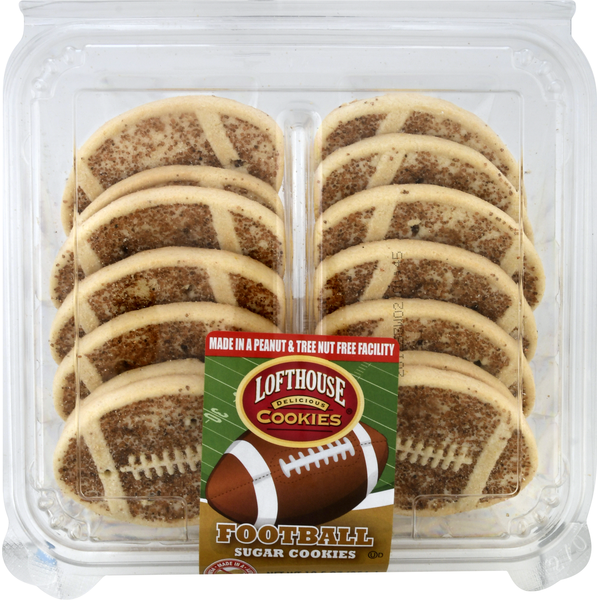 Cookies & Cakes Lofthouse Cookies, Sugar, Football hero