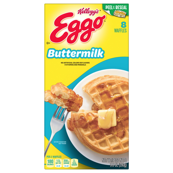 Kellogg’s Eggo Waffles, Buttermilk hero