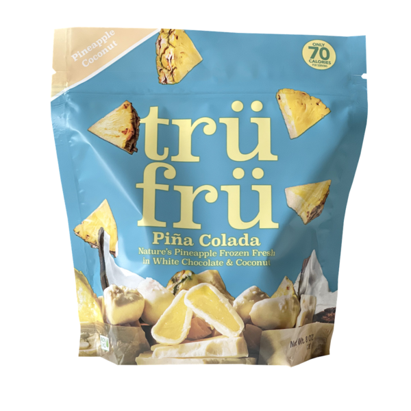 Frozen Dessert Tru Fru Nature's Pineapple Hyper-Chilled in White Chocolate & Coconut hero