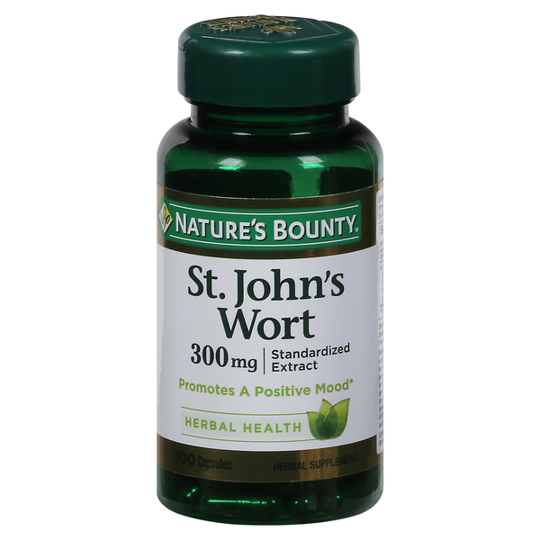 Supplements Nature's Bounty St. John's Wort hero