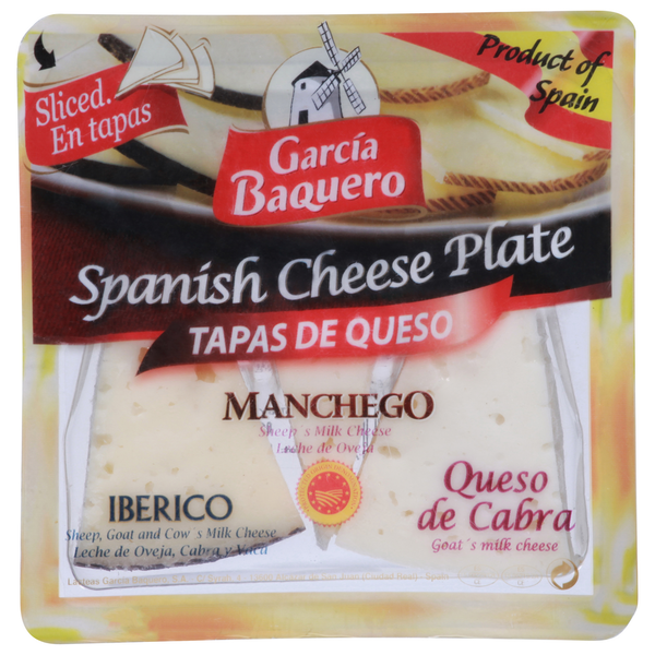 Specialty Cheeses Garcia Baquero Cheese Plate, Spanish, Manchego, Sliced hero