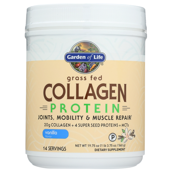 Protein & Meal Replacements Garden of Life Collagen Protein Powder, Vanilla hero